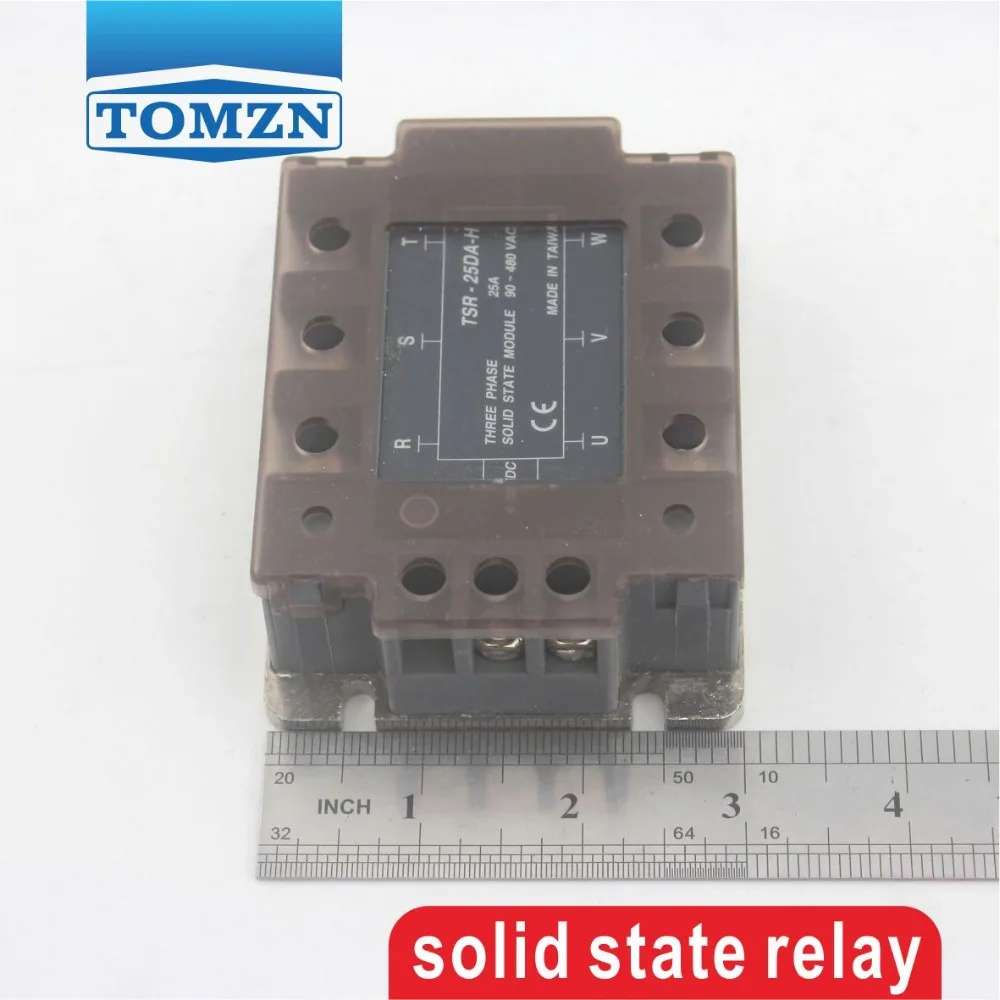 40DA TSR-40DA Three-phase SSR input 4-32V DC load 24-380V AC single phase AC solid state relay