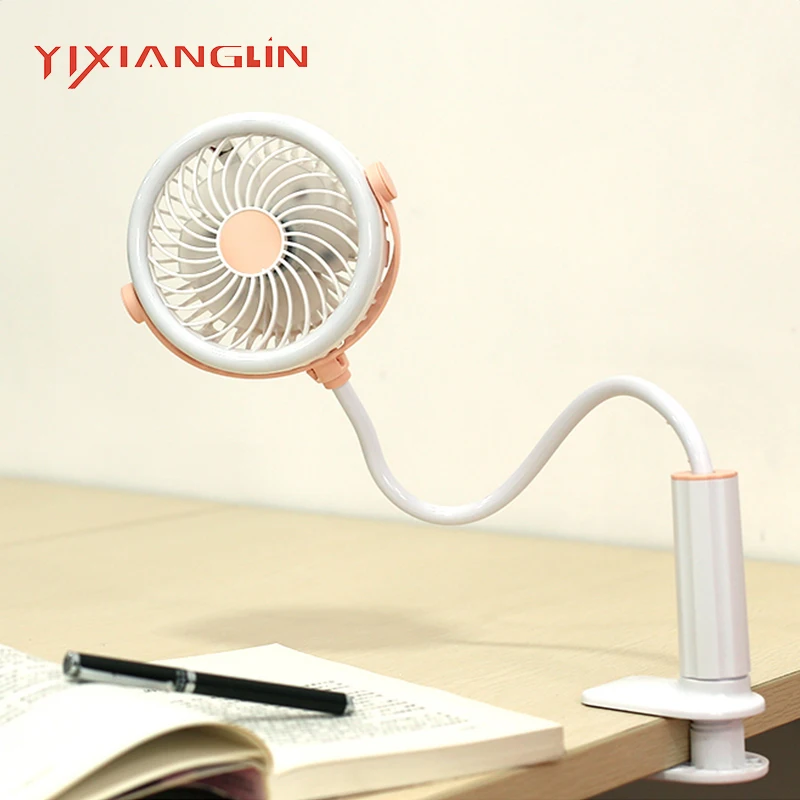 YIXIANGLIN EFA04 06 Гибкая usb лампа 3 скорости регулируемый кулер мини вентилятор Удобный