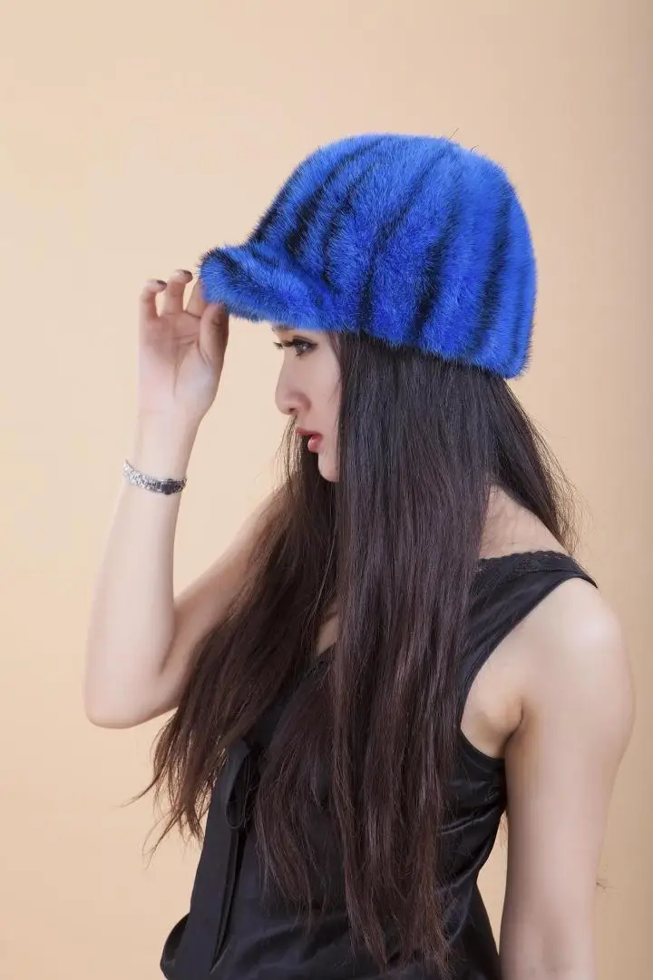 

2016 Time-limited Special Offer Faux Formal Solid Boinas Masculinas Military Mink Hair Explosion For Peaked Cap, Free Shipping