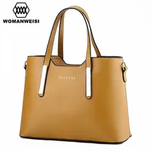 Fashion Brand Handbags 11 Colors PU Leather Tote Bags Women Bucket Tassen Famous Designer Brand Bags Women Leather Handbags 2017