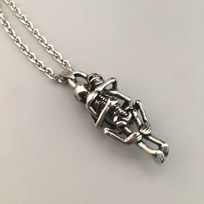 

hip-hop hipster nightclub performance bar street dance necklace titanium steel
