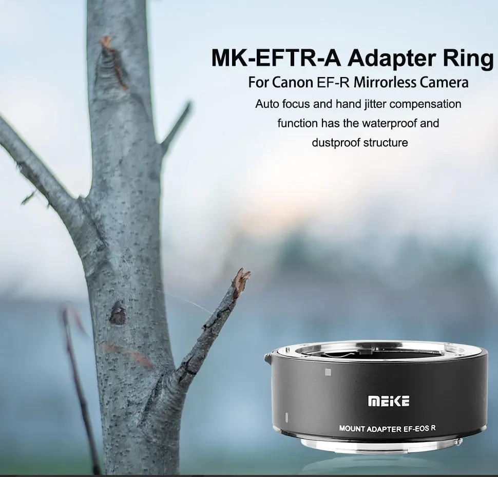 Mcoplus Meike MK-EFTR-A переходное кольцо для Canon EF/EF-S/RF Крепление объектива для камеры Canon EOS-R