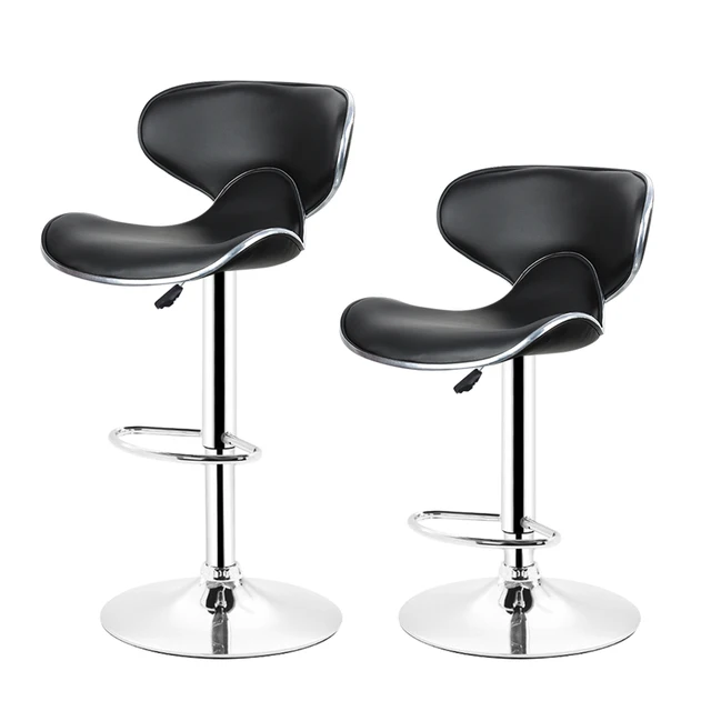 Jeobest 2pcs Adjule Swivel Barstools Modern Pu Jeobest 2pcs Adjule Swivel Barstools Modern Pu Leather Saddle Back Design Bar Stool Chair