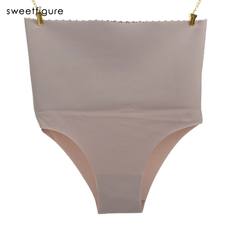 Ultra-thin Woman Panties Plus Size High Waist Panties Seamless Underwear Sexy Ladies Briefs Beauty Care Tummy Intimates