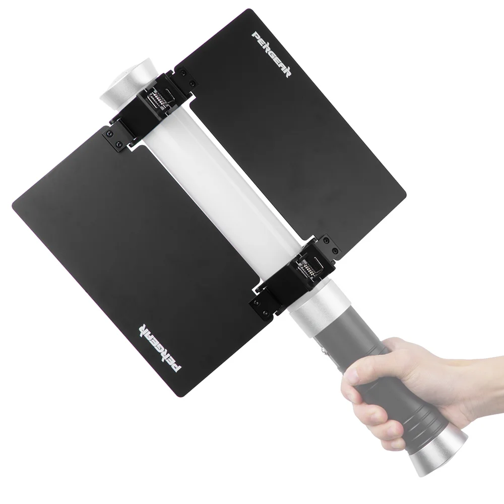 

Pergear Video Camera Tube Light Sunshade Barn Door for ICE LED Tube Light For 22cm/ 8.7" Long P0026113