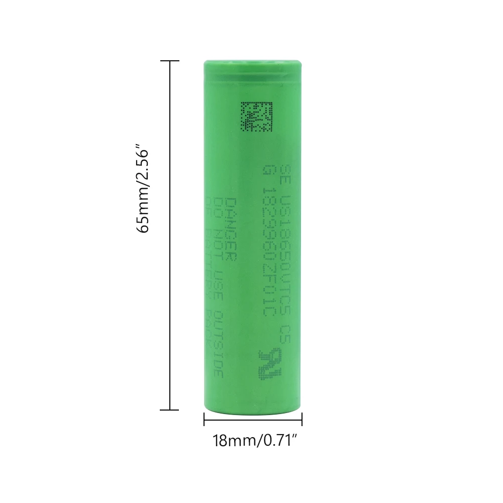 1/2/4/6/8/10 штук 3,7 вольт Перезаряжаемые US18650VTC5 2600 мА/ч, VTC5 18650 Батарея Замена 3,7 V 2600mAh 18650 батареи