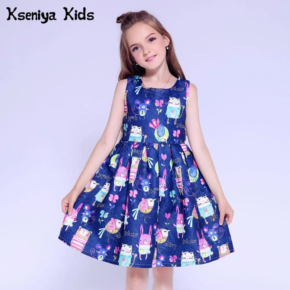 Kseniya/Детские платья для девочек; одежда; летнее зимнее платье принцессы для девочек на день рождения; милые детские вечерние платья; платье для маленьких девочек