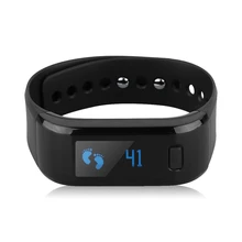 Топ предложения Bluetooth здоровья браслет спортивный трекер сна Мониторы Смарт часы черный