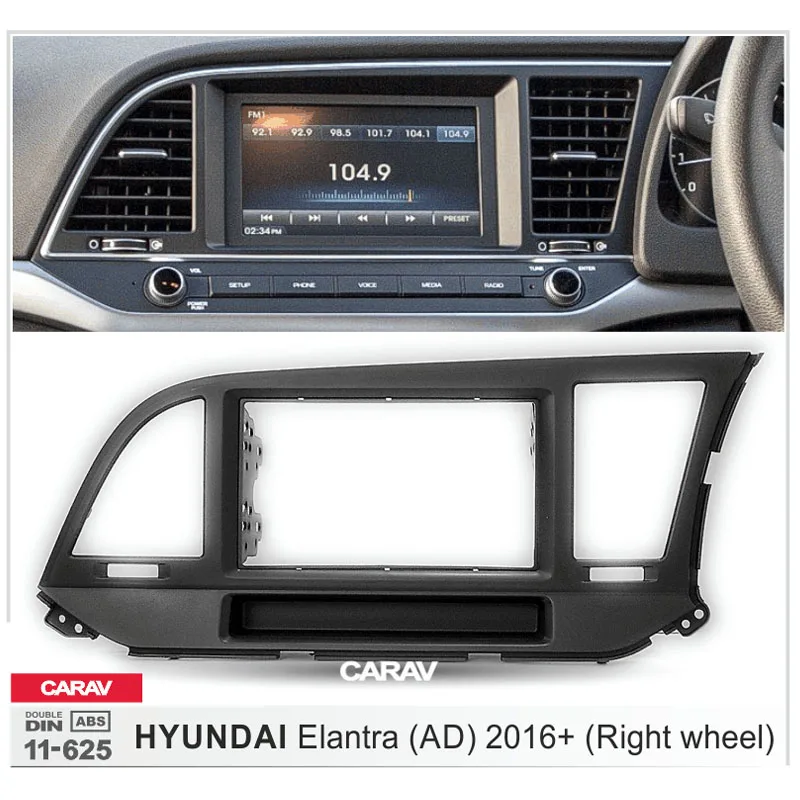 

CARAV11-625 car radio stereo face facia surround trim Kit for HYUNDAI Elantra Stereo facia surround install trim fit Dash Kit