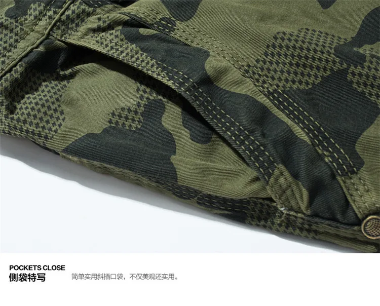 Men's Multi-Pocket Camo Pants Fashion Men Cotton Casual Camouflage Military Cargo Pants Tactical Outdoor Army Trousers No Belt (11)