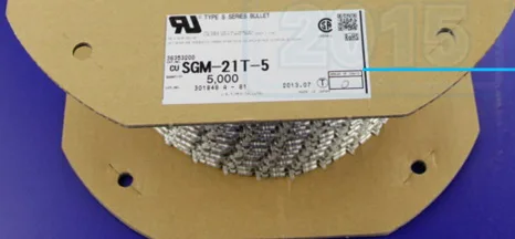 

SGM-21T-5 BULLET TERMINAL 22-18AWG TIN Connectors Terminals housings 100% new and original parts