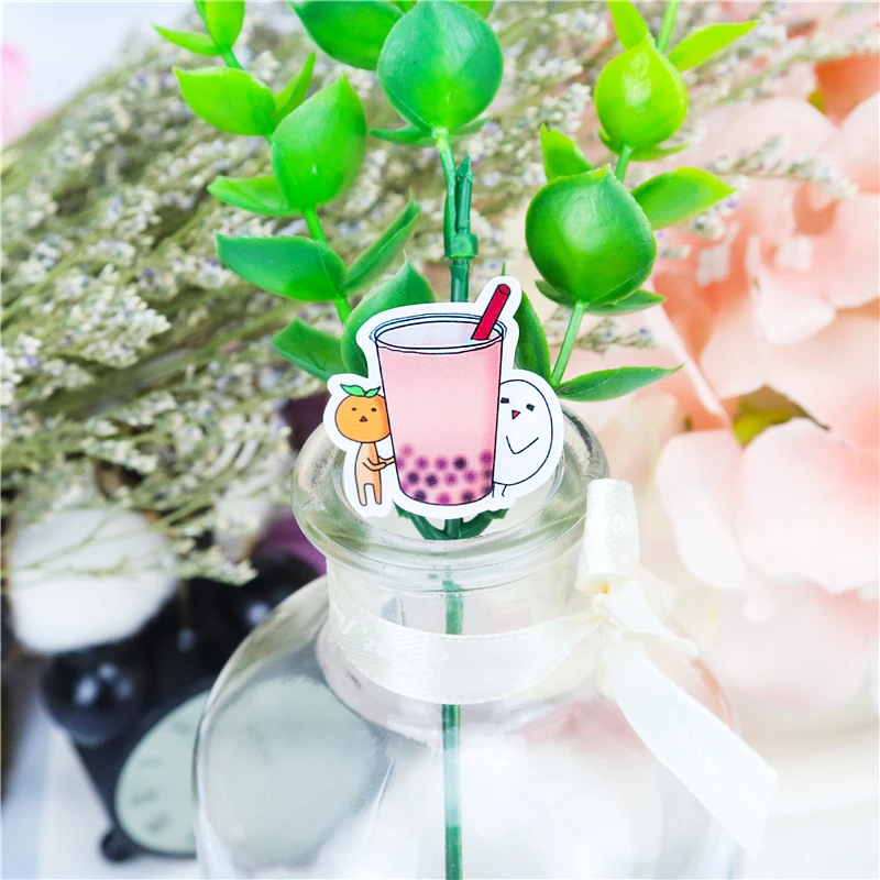 39 шт. милые Kawaii Happy завтрак пищевая упаковка наклеек Декоративные Канцелярские