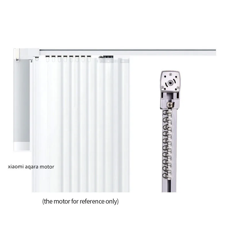 3M Quality Automatic Electric Curtain Track for Xiaomi aqara/Dooya KT82/DT82 motor,Super quite Curtain track for Smart Home