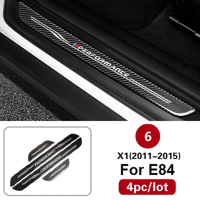 Аксессуары, накладки на пороги, защитные накладки из углеродного волокна для BMW F10 F30 F34 E70 X1 X5 X6, автомобильный стиль - Название цвета: Style 6