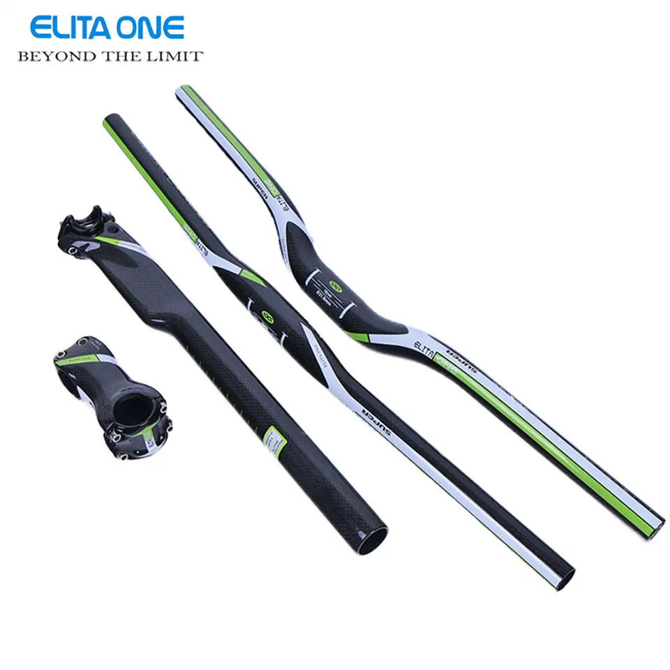 

ELITA ONE Professional Mountain Bike Cycling Handlebar + Seatpost + Stem Cycling MTB Handlebars Sets Bicycle Parts