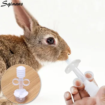 

Sqinans Universal Pet Puppy Rabbit Medicine Feeder Kitten cat Medical Feeding Tools 5ML Syringe Milk Water Feeder