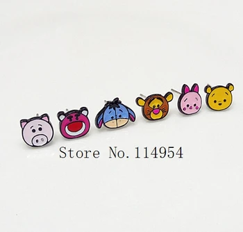 

20 pairs Alloy Enamel Lovely Cartoon Earrings Jewelry Stud Earring EE-41