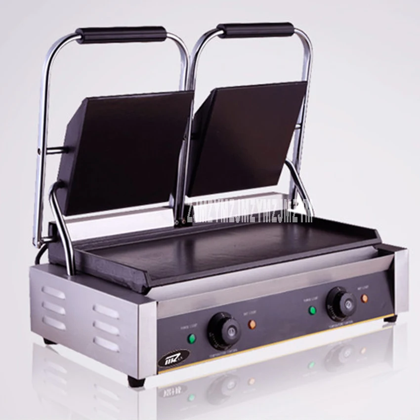 Double plate platen grill grilled steak electric breakfast machine Panini machine double