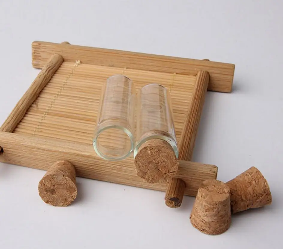 코르크, 작은 유리 튜브 튜브, 코르크 stoppered 튜브와 500 개/몫 2.5 ml 명확한 샘플 튜브