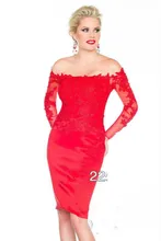 Dressgirl Schwarz Cocktailkleider 2017 Mantel Mit Langen Ärmeln Red Appliques-spitze Perlen Short Mini Homecoming Kleider