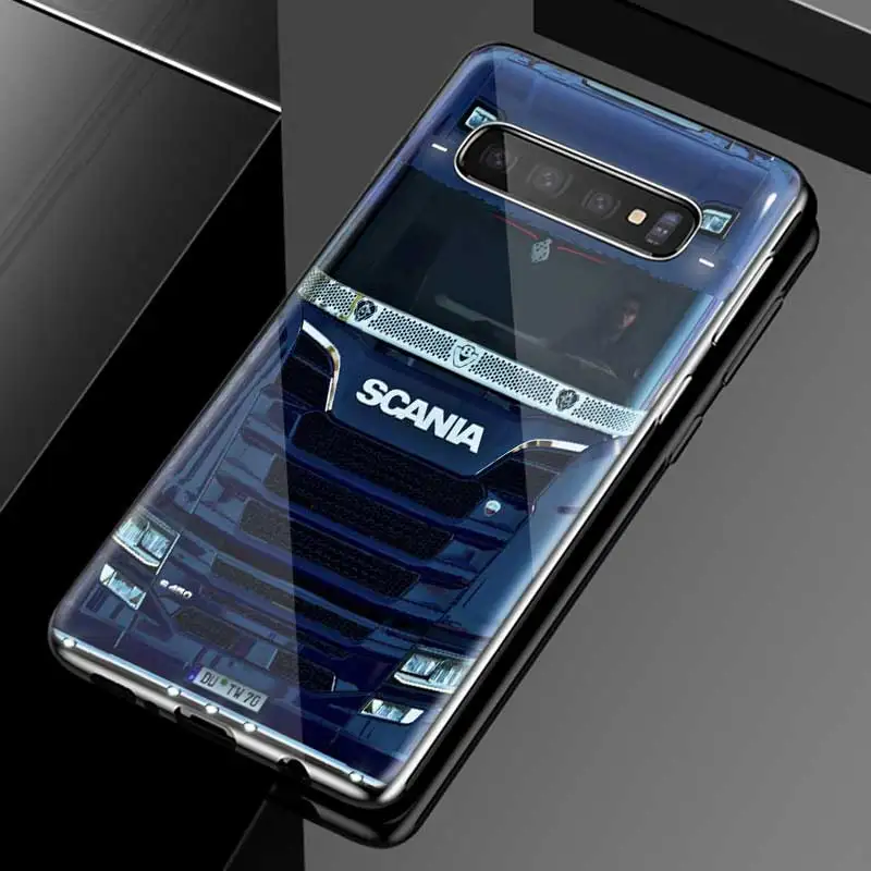 Чехол для мобильного телефона с рисунком грузовика SCANIA для samsung Galaxy S10 S10e S9 S8 Plus Note 9 A50 A30 S10Plus S10+ S8+ S9+ резиновая крышка - Цвет: 07