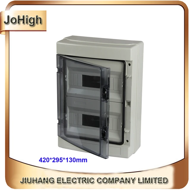 Top Quality Pvc Cover Abs Body Ip66 Transpa Waterproof Top Quality Pvc Cover Abs Body Ip66 Transpa Waterproof Outdoor Distribution Box 24 Way Circuit