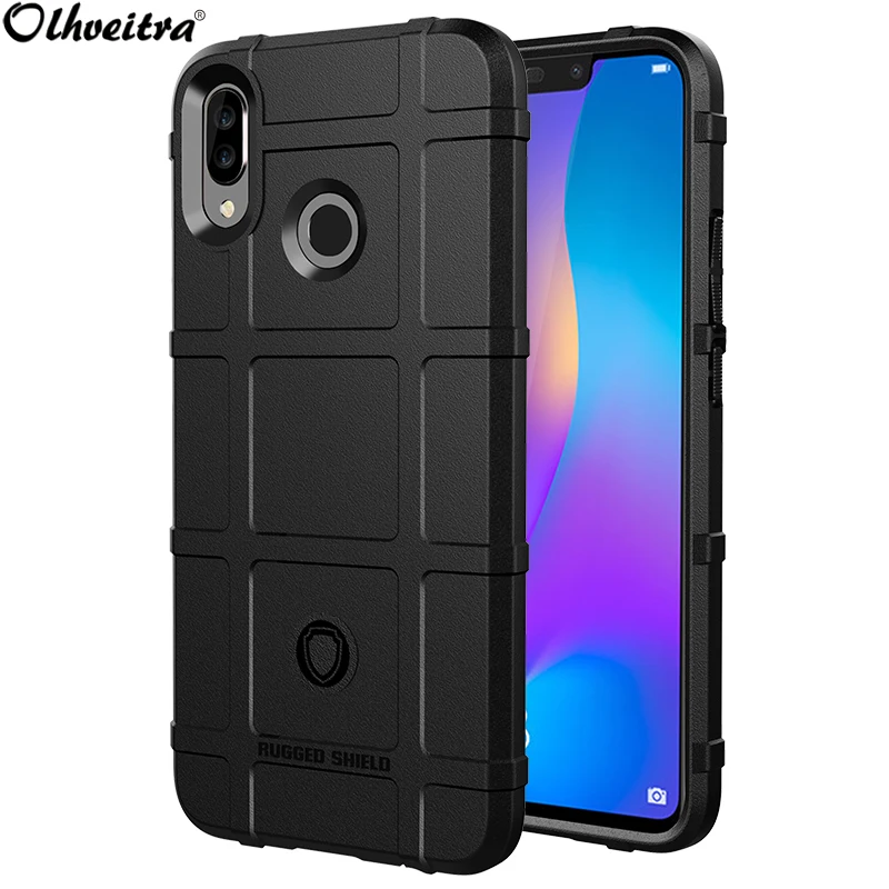 Production Back Cover For Huawei Nova 3i 3 Lite Case Shield Shockproof Soft Silicone 3E Fundas |