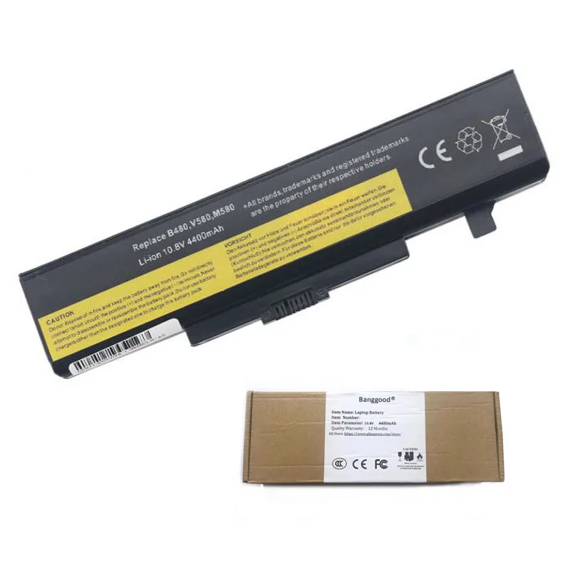 

4400mAh B480 V580 M580 Laptop Battery for LENOVO G580 L116Y01 L11O6Y01 L11S6F01 IdeaPad Y580 B480 B485 Y480 Y480A Y480P