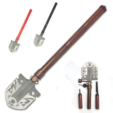 Free Shipping SK Outdoor Multifunctional Portable Folding Shovel Car Field Sapper Survival Camping Military Snow Garden Shovels
