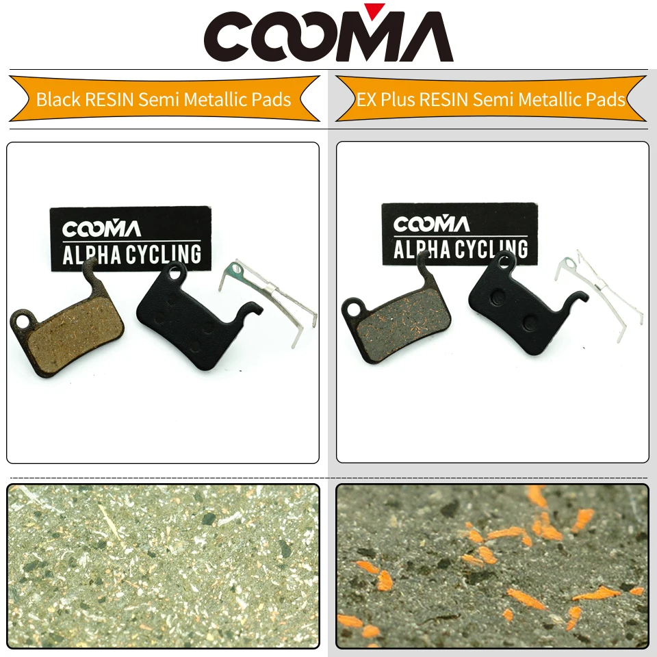 Тормозные колодки COOMA для SHIMANO SLX M665 Deore LX T665 M585 Hone M601 M596 M595 M535 Alfine S501 1 пара | Спорт и