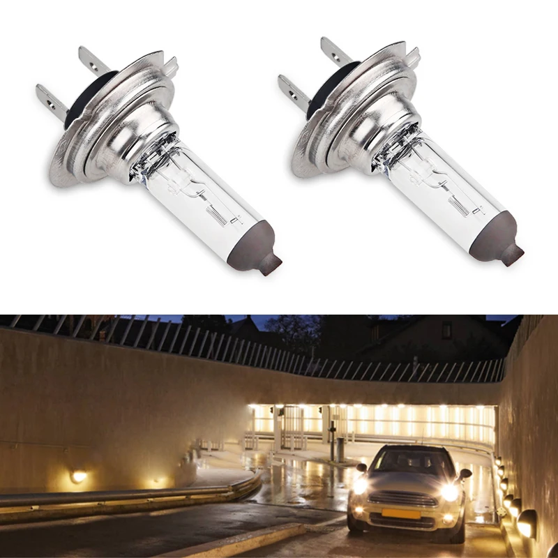 2 шт. автомобильные галогенные лампы H7 12 В 55 Вт 4300 К|car bulb|12v 55wcar head lamp |