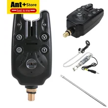 Рыбалка светодиодный Регулируемый тон громкости чувствительность Звуковой сигнализатор клева открытых водоемах, которое предупреждает о месте клева устойчивая рыболовная сигнализация удочка свингер