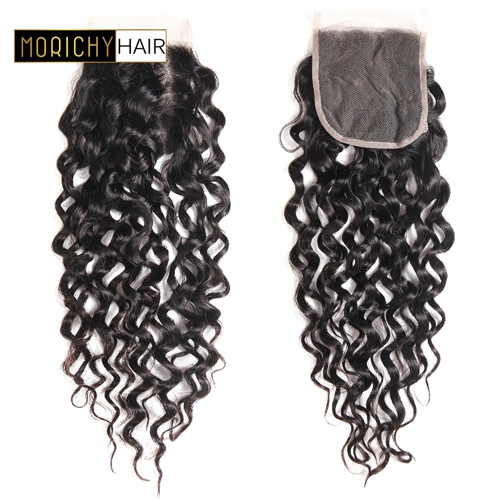 Morichy Water Wave Bundles With Closure Brazilian Human Hair Weave 3 Bundles With Closure Remy Hair Extension Natural Color Morichy Water Wave Bundles With Closure Brazilian Human Hair Weave 3 Bundles With Closure Remy Hair Extension Natural Color