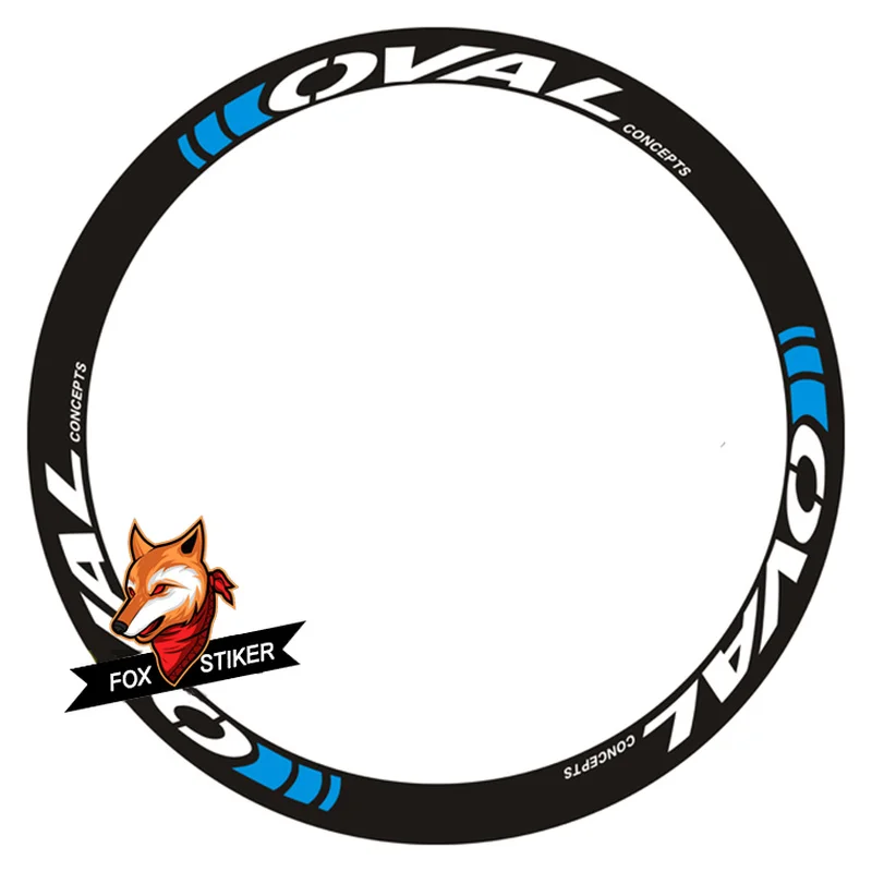 2 for 1 29 29er Black White Mountain Bike sticker decals oval