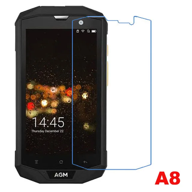 Защитная пленка AGM A8 из закаленного стекла 9H Взрывозащищенная для 4 Гб 64