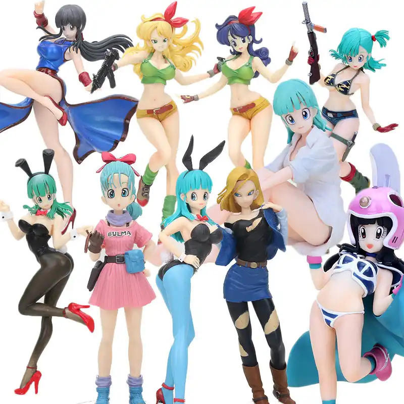 ドラゴンボール Z ブルマドラゴンボール Lunchi ブルマ集集女の子ラピスラズリ Gals 18 号版 Iii フィギュアコレクション Pvc モデルのおもちゃ Aliexpress