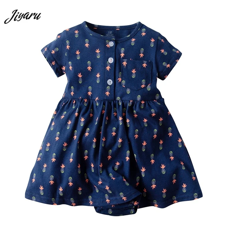

New Baby Girl Rompers Newborn Cotton Printing Jumpsuits Dress Sleeveless Baby Romper Outfit Sunsuit Comfortable Baby Gir Clothes