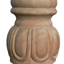 4 шт./лот высота: 9x7 см европейская мебель твердые круглые деревянные ножки Резные Ванная комната шкаф стол ножки