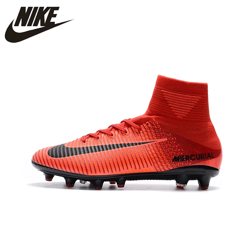 

NIKE MERCURIAL SUPERFLY V AG Professional Soccer Shoes Outdoor Lawn Mens Football Boots 831955-870 39-45