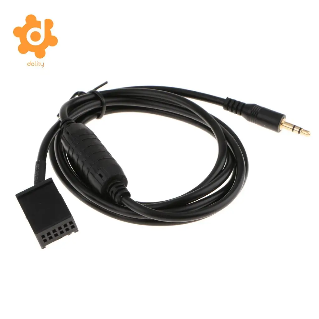 dolity 3.5MM Male AUX Audio Adapter Cable For BMW E85 E83 E83 E86 X3 Mini Cooper