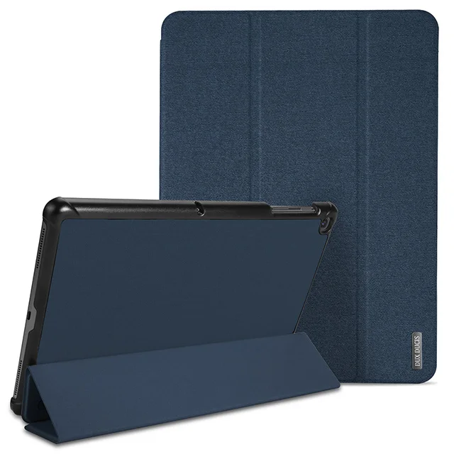 DUX DUCIS PU Leather Flip Case for Samsung Galaxy TAB S5E Smart Protective Cover for Samsung TAB S5E S5 E 10.5 inch New - Цвет: Blue