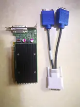 90% новая видеокарта NVS300 X16 BV456AA 625630-001 632827-001 с адаптером VGA