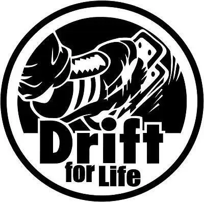 

15cm Drift For Life Reflective Funy Car Accessories Design Fashion Sticker Vinyl Laptop Decorative Car Stickers