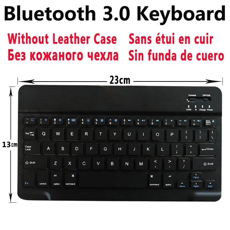 Чехол для samsung Galaxy Tab4 Tab 4 10,1 T530 T531 T533 T535 Funda Tablet Shell - Цвет: Keyboard WithoutCase