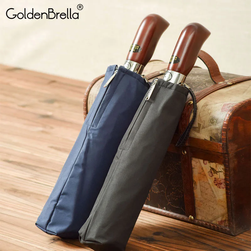 Buy Imitation Wood Handle Umbrella For Men High