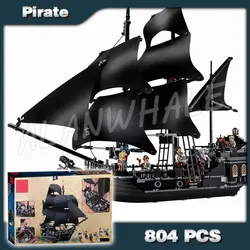804 шт. пиратский Серии Пираты Карибского моря 16006 черный жемчуг модель здания Конструкторы наборы для ухода за кожей совместимые части