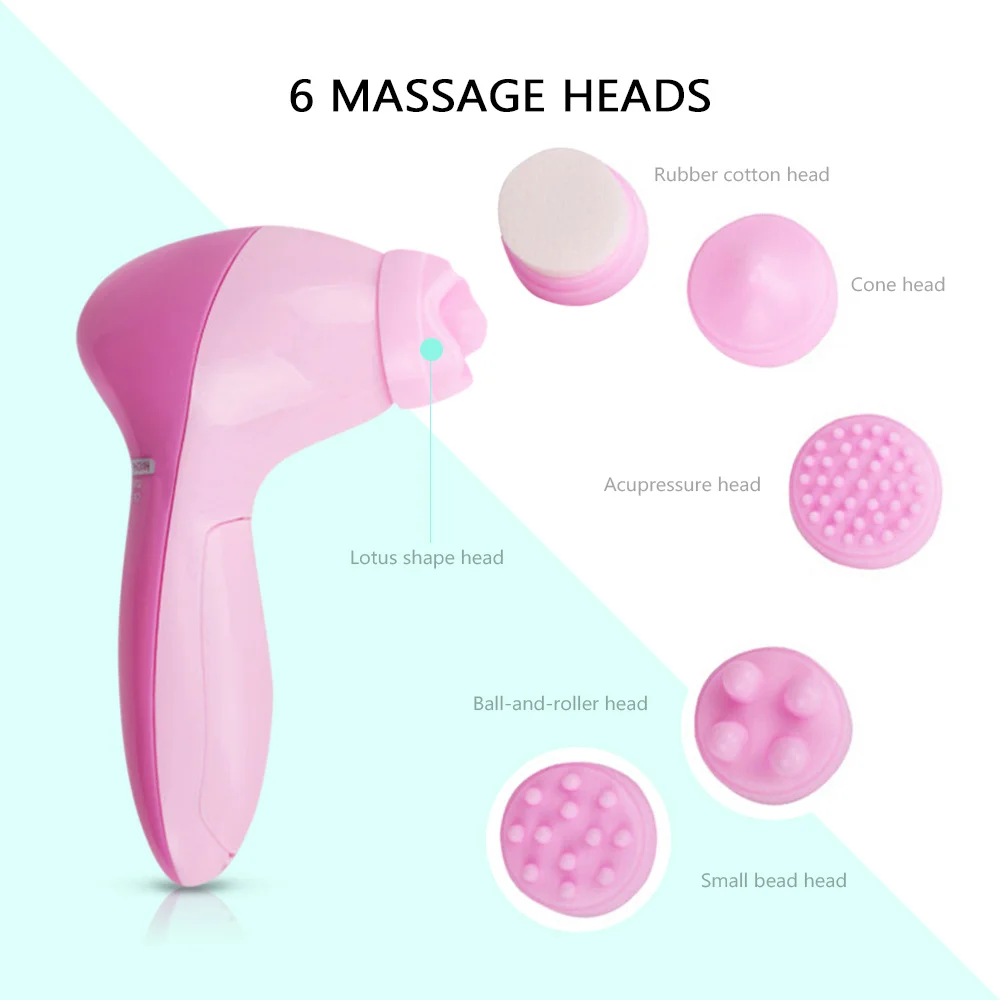 Creative Massage Equipment 6 Pairs 1 Facial Massager Beauty Massage Instrument Beauty Instrument