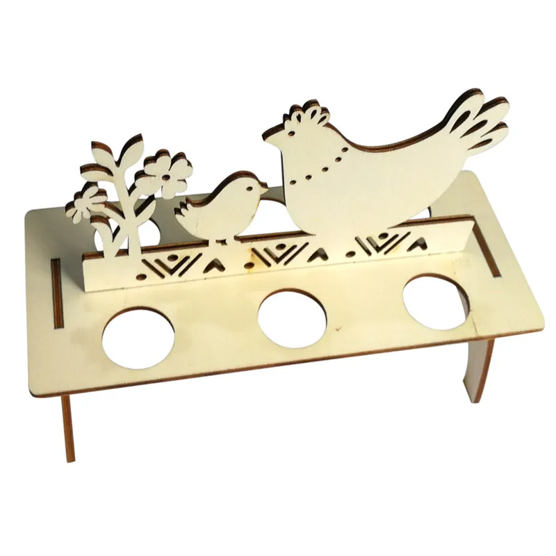New Wooden Easter Egg Shelves for Easter Party Ornament DIY Letter Egg Stand Rack Rabbit Easter Decorations for home #25J07 (9)