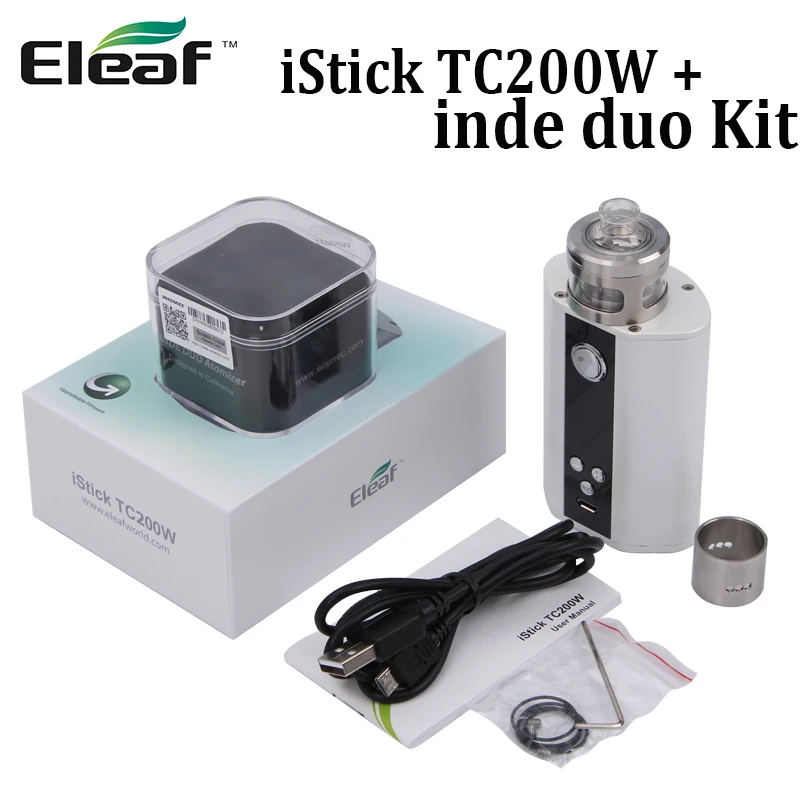 Оригинальный Eleaf Istick TC 200 Вт коробка мод обновляемая прошивка vw/vv огромный Vape