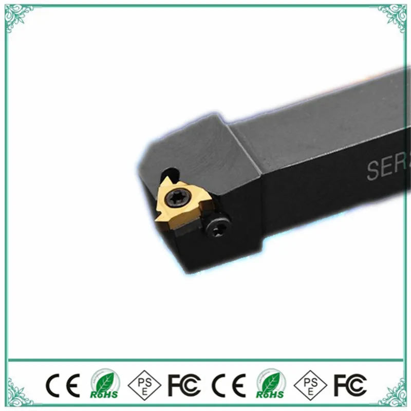

SER2525M22 CNC External Threading Tool Holder,Turning tools of Threaded Machinery Lathe for 22ER Inserts T type thread